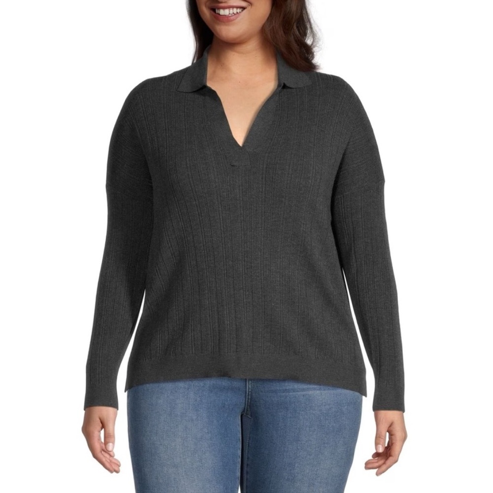 Denver Hayes Women's Long Sleeve Polo Sweater